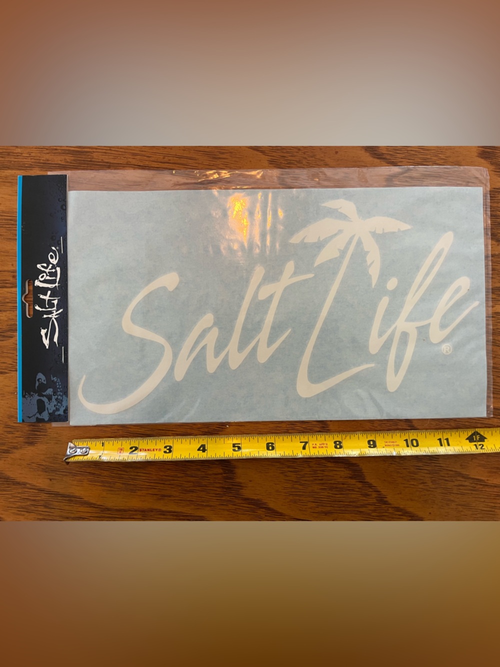 Salt Life white Vinyl Decal sticker NEW